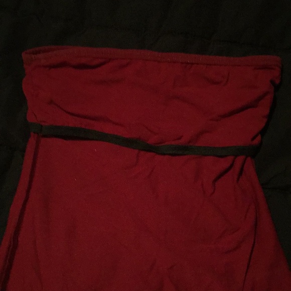 Wet seal red sparkle tube top - Picture 5 of 5